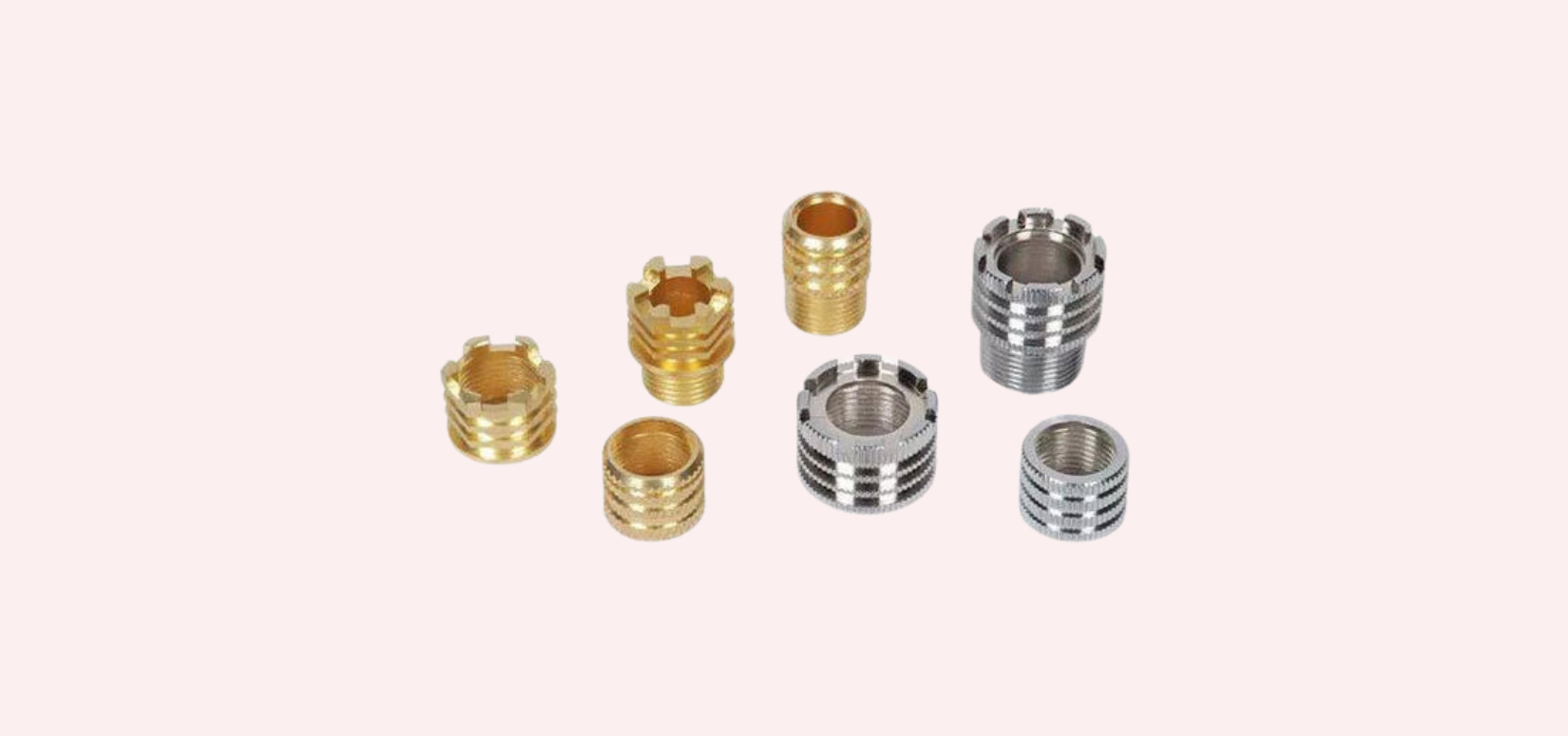 Silver & Golden Brass Sanitary Male & Female Parts