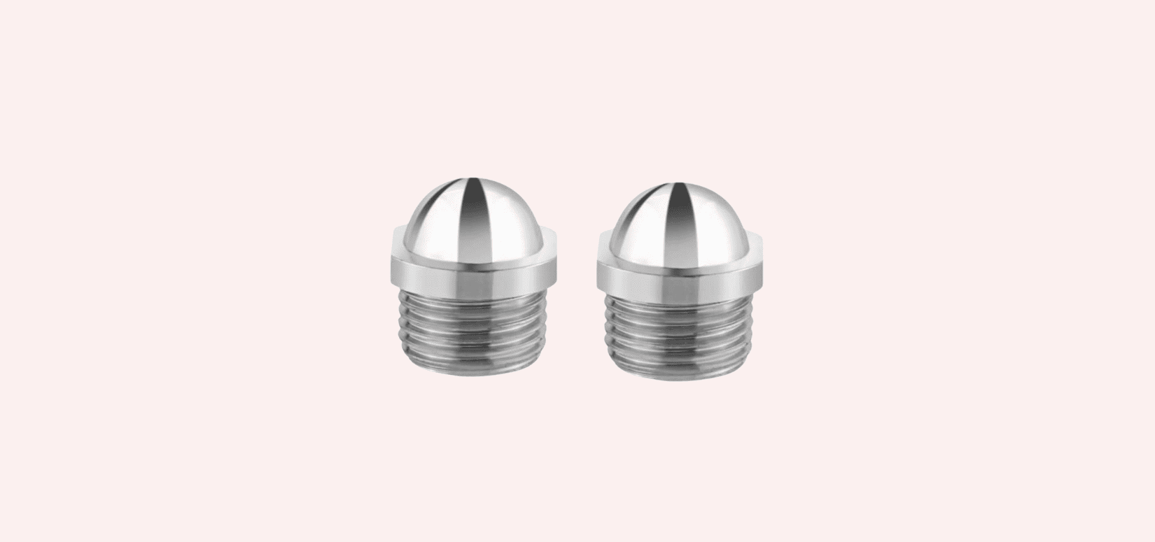 Chrome-Plated Brass Plugs