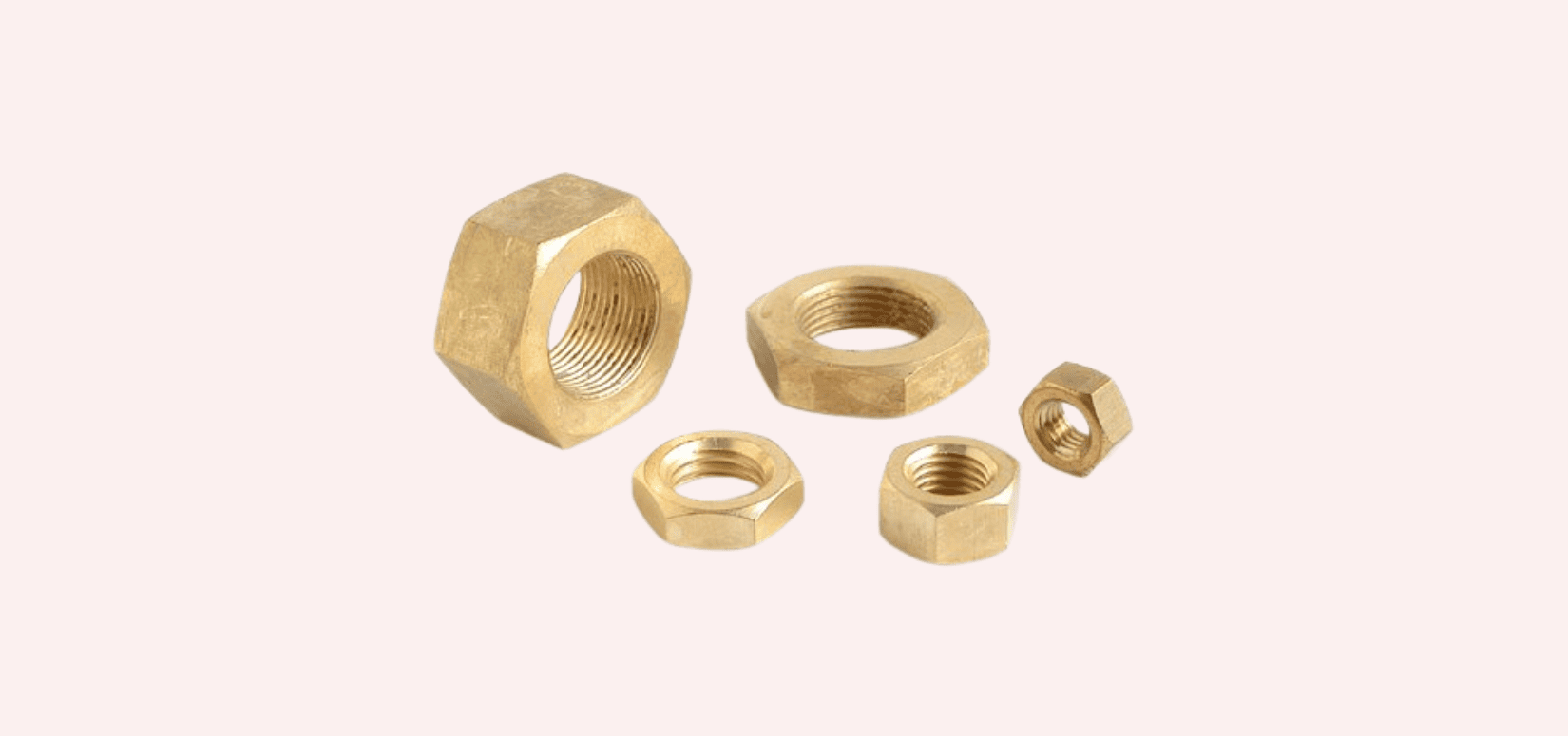 Heavy-Duty Brass Check Nuts