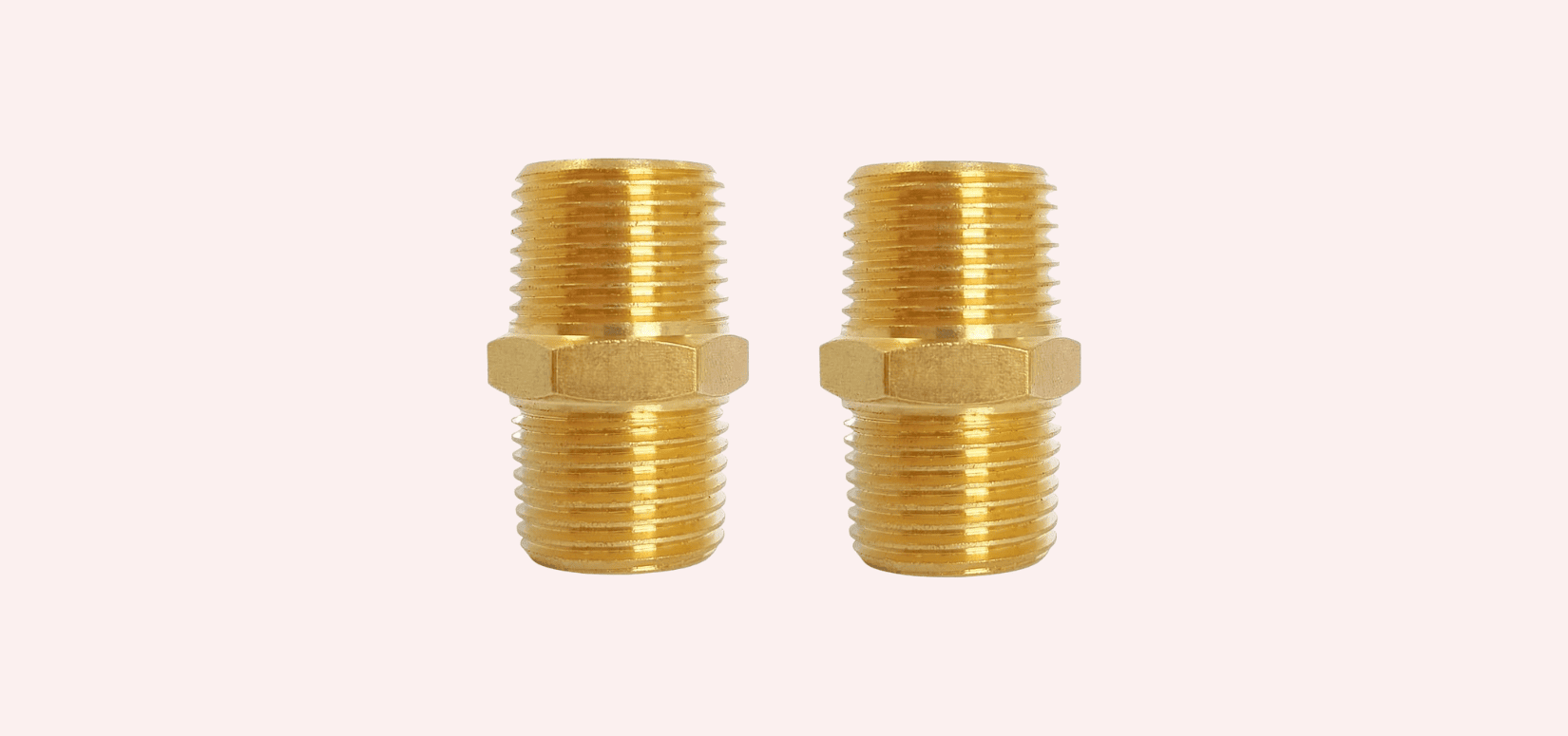 Heavy-Duty Brass Reducing Nipples