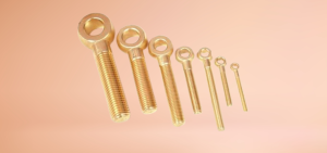 Brass eye bolt