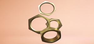 Brass lock nut