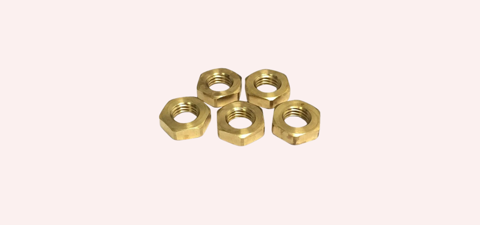 Standard Brass Hex Nuts